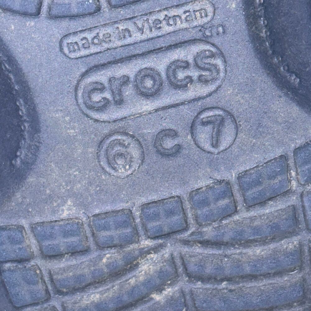 Crocs Lined Clogs Slip On Shoes Toddler Kids 6 C 7 Blue - Picture 8 of 10